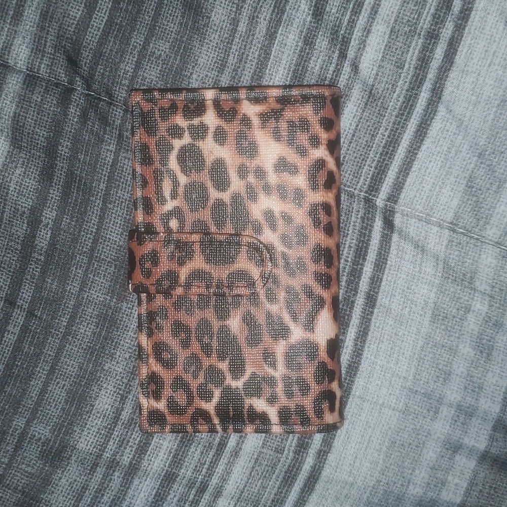 Cheetah print wallet